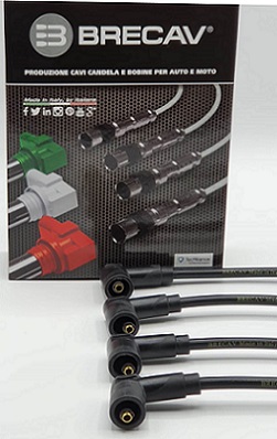 KIT CAVI CANDELE per FIAT GRANDE PUNTO 1.2 1.4